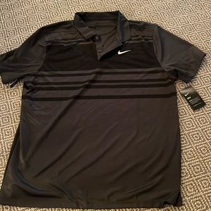 nike dri-fit collared t-shirt